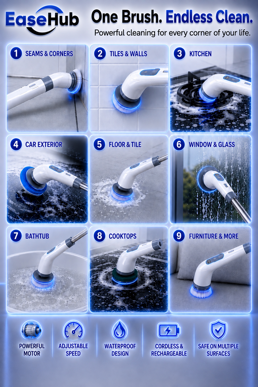 Electric Spin Scrubber